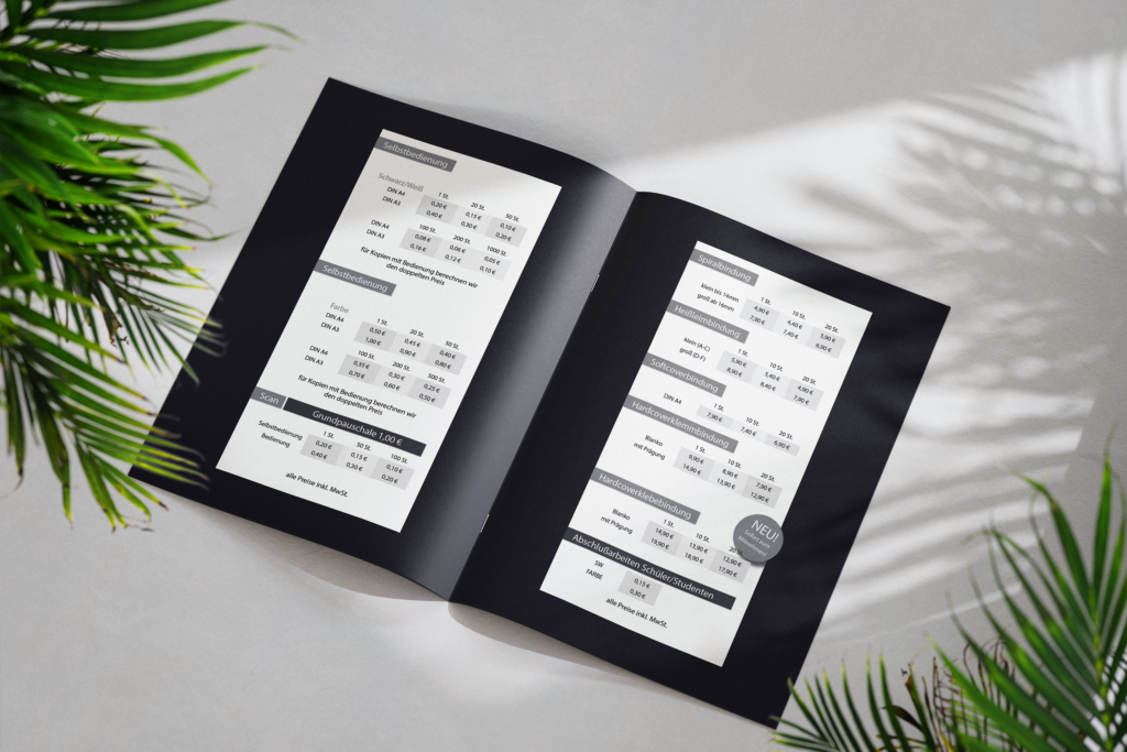 Geschäftsausstattung drucken Hannover